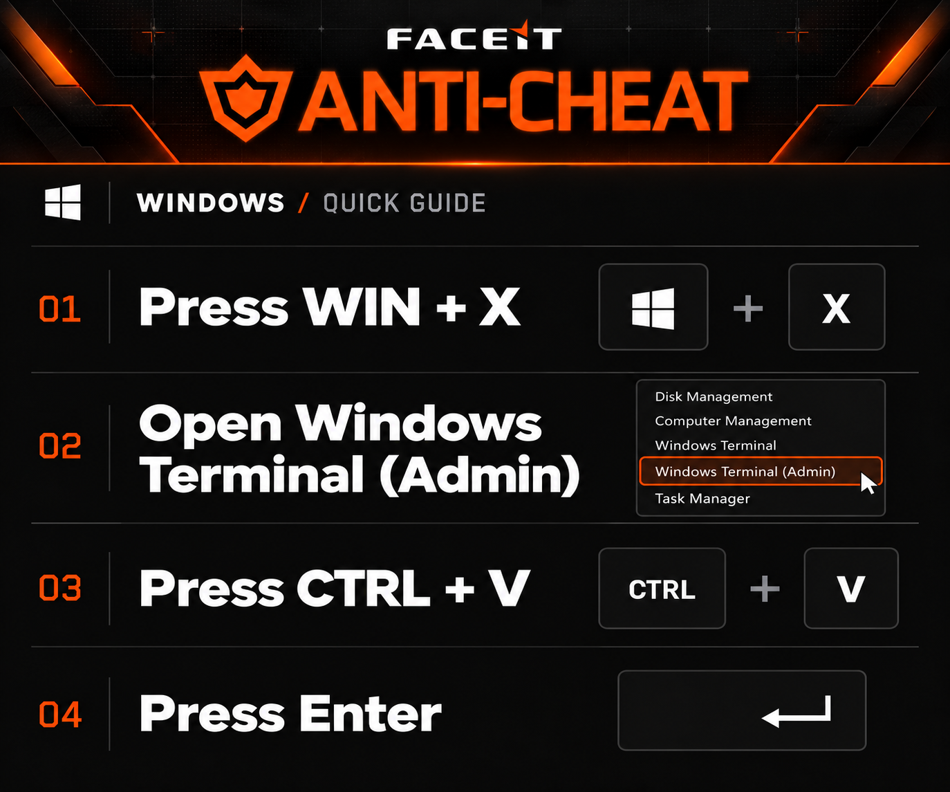 Copy the code using the square above, open /verify on this website, paste the code into its verification field and submit the form.